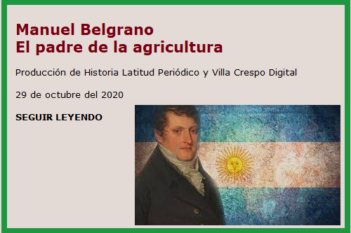 MANUEL BELGRANO Y AGRICULTURA